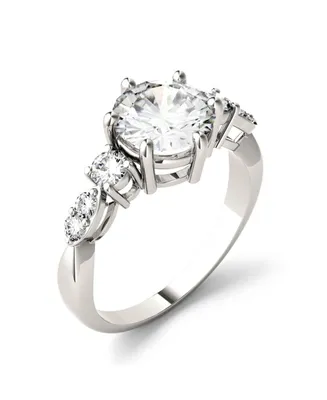 Moissanite Engagement Ring 2-1/5 ct. t.w. Diamond Equivalent 14k White Gold