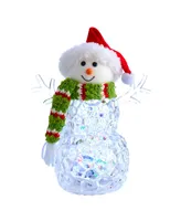 Kurt Adler 9.45-Inch Battery-Operated Light-Up Snowman Table Piece