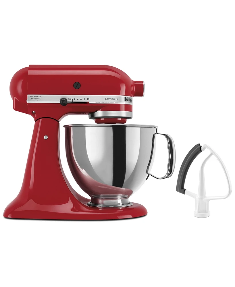 KitchenAid Artisan Series Bundle 5-Quart Tilt-Head Stand Mixer with Flex Edge Beater KSM150FE