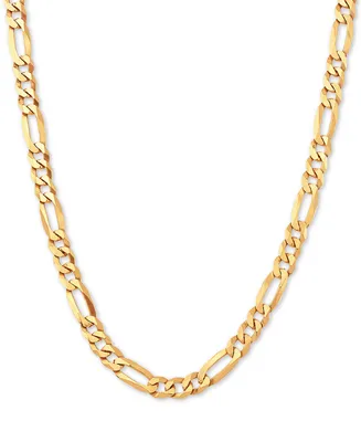 Figaro Link 22" Chain Necklace 18k Gold-Plated Sterling Silver or
