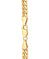 Cuban Link 22" Chain Necklace in 18k Gold-Plated Sterling Silver