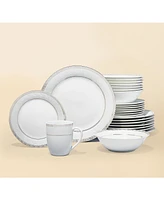 Fitz and Floyd Gold Serif 32-Piece Dinnerware Set, Service For 8