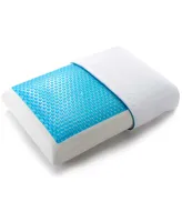 Cheer Collection Gel Memory Foam Pillow, 16" x 24"