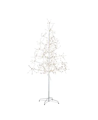 Kurt Adler 6-Foot White Birch Bark with Led Fairy Lights Tree