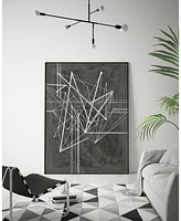 Giant Art 40" x 30" Vertices I Art Block Framed Canvas