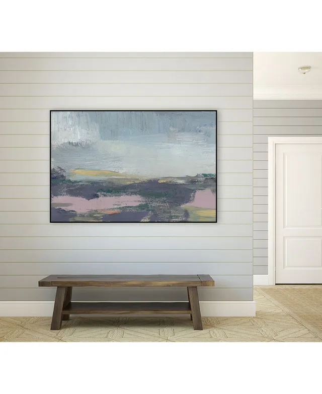 Giant Art 40 x 30 Pretty Horizon I Art Block Framed Canvas - Multi