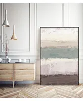 Giant Art 36" x 24" Strata Horizon Ii Art Block Framed Canvas