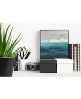 Giant Art 30" x 30" Sea Foam Vista I Art Block Framed Canvas
