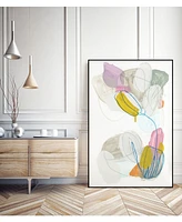 Giant Art 36" x 24" Shift Change Iii Art Block Framed Canvas