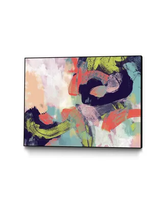 Giant Art 40" x 30" Vibrant Spring Ii Art Block Framed Canvas