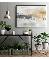 Giant Art 24" x 18" Kinetic Horizon I Art Block Framed Canvas