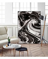 Giant Art 40" x 30" Xinyang Iii Art Block Framed Canvas