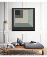 Giant Art 20" x 20" Geometric Perspective I Art Block Framed Canvas