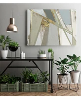 Giant Art 14" x 11" Warm Geometric I Neutral Version Museum Mounted Canvas Print