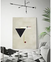 Giant Art 36" x 24" Triangle Love Museum Mounted Canvas Print