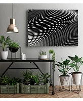 Giant Art 28" x 22" Interference Iv Museum Mounted Canvas Print