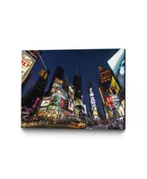 Giant Art 24" x 18" Times Square Billboards Museum Mounted Canvas Print