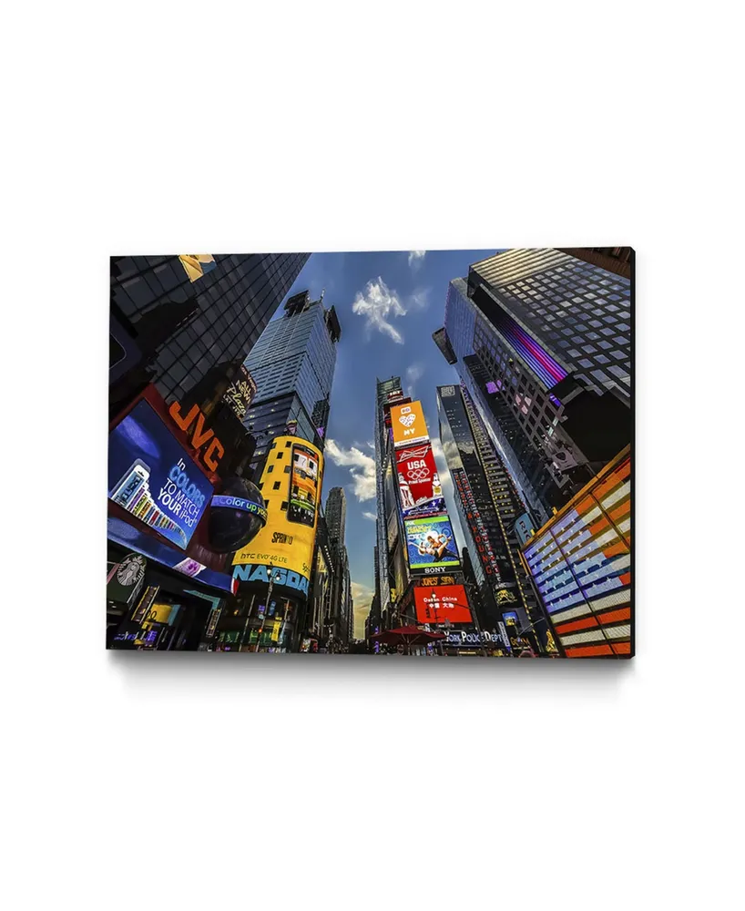 Giant Art 36 x 24 Times Square Towers Museum Mounted Canvas