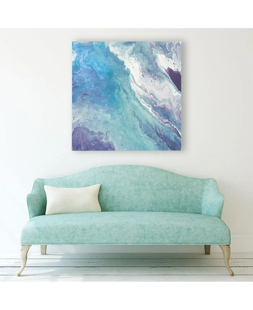 Giant Art 30" x 30" Water From Above Ii Museum Mounted Canvas Print