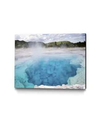 Giant Art 24" x 18" Sapphire Pool Museum Mounted Canvas Print