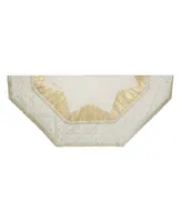 Kurt Adler 52-Inch Ivory Tree skirt with Quilted Border