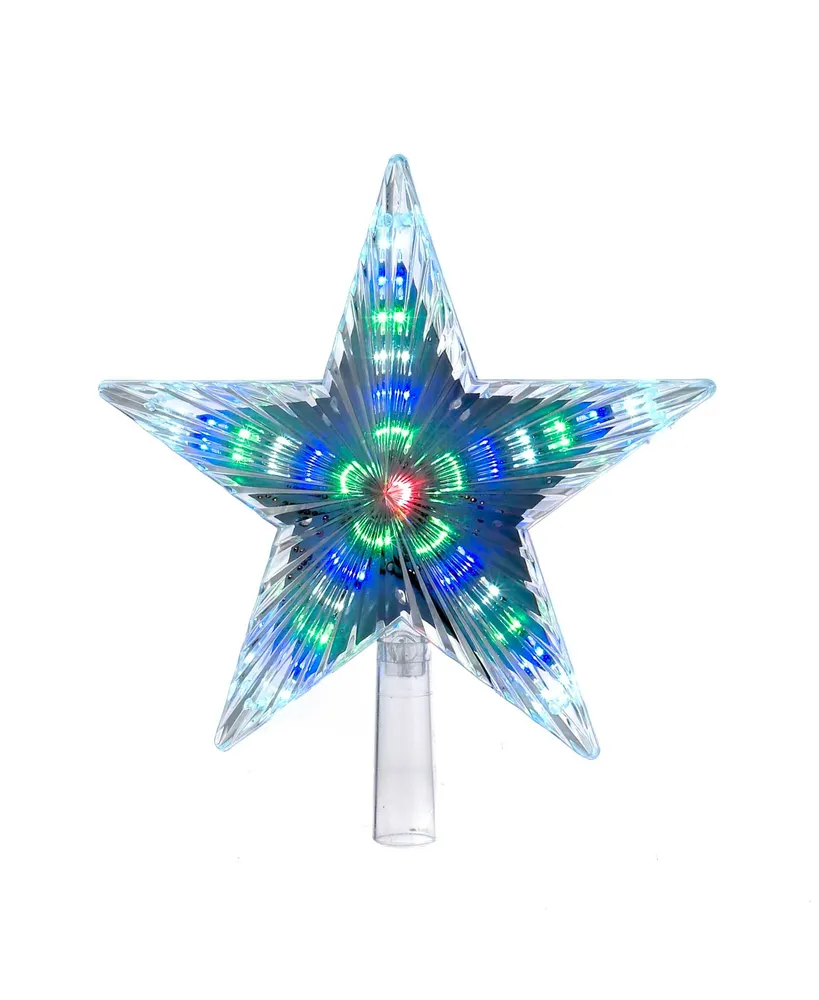 Kurt Adler 31-Light 8.5-Inch Color Changing Led Star Treetop