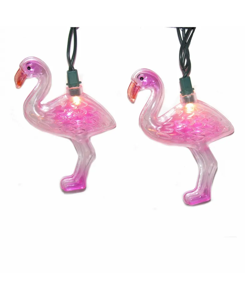 Kurt Adler 10-Light Flamingo Novelty Light Set