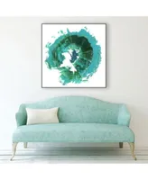 Giant Art Geode Abstract I Art Block Framed Canvas