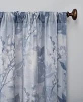 No. 918 Hilary Floral 54" x 63" Semi-Sheer Curtain Panel