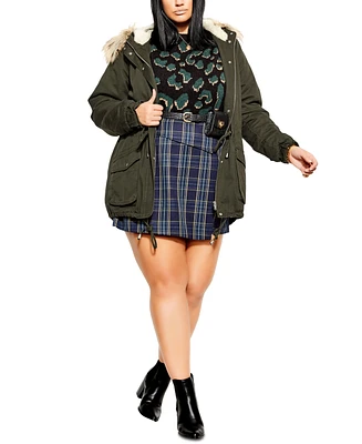City Chic Women's Explorer Parker Jacket
