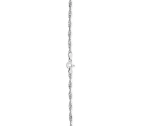 Singapore Link 20" Chain Necklace in Sterling Silver