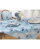 Saro Lifestyle Hydrangea Garden Table Runner