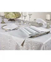 Saro Lifestyle Beautiful Damask Table Runner with Subtle Print