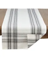 Saro Lifestyle Cotton Plaid Design Table Runner