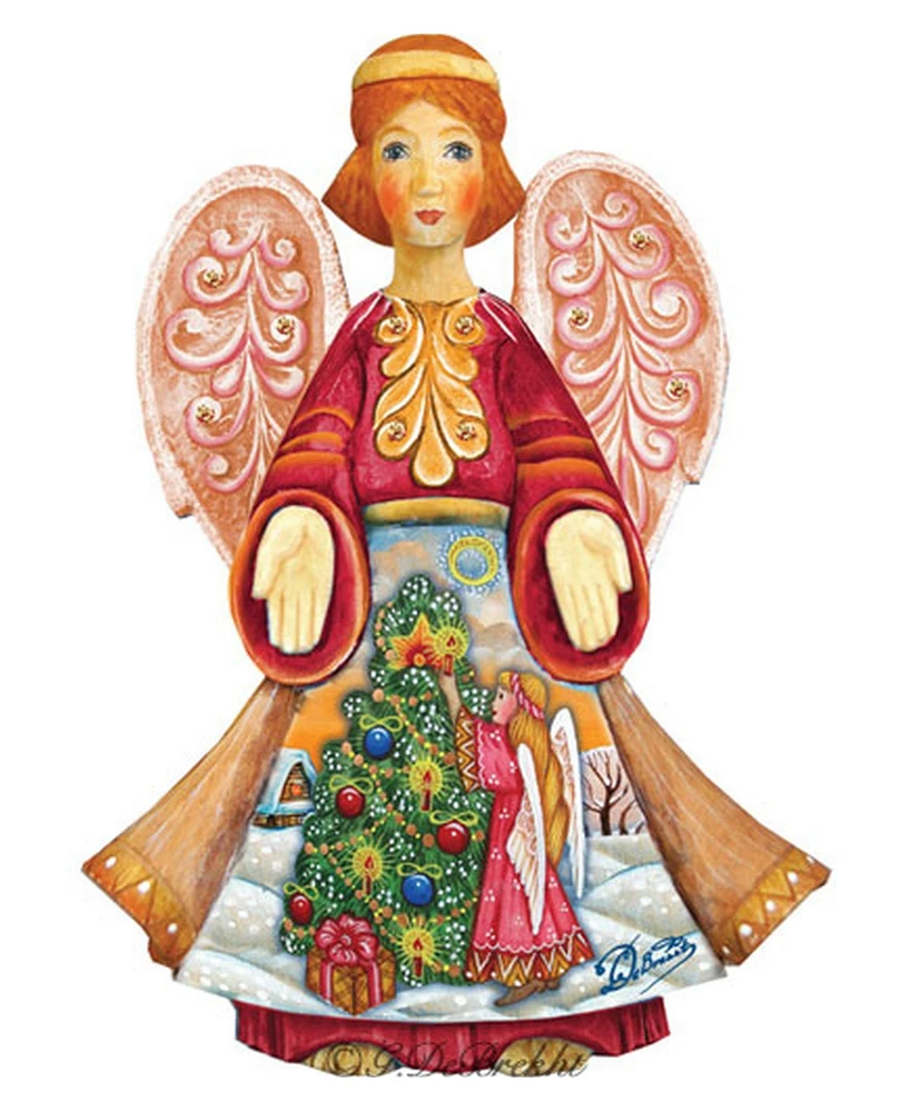 G.DeBrekht Christmas Tree Angel Figurine