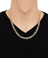 Figaro Link 22" Chain Necklace 18k Gold-Plated Sterling Silver or