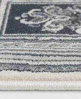 Closeout! Km Home Sanford Milan 2831OF28MA Gray 2'3" x 7'7" Runner Rug