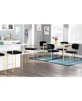 Bouton Gold Frame Dining Chair (Set of 2)