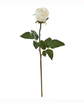 Nearly Natural 20in. Rose Artificial Bud Flower Set of 6