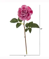 Nearly Natural 20in. Rose Artificial Flower Set of 6