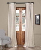 Exclusive Fabrics Furnishings Solid Cotton Blackout Curtain Panel