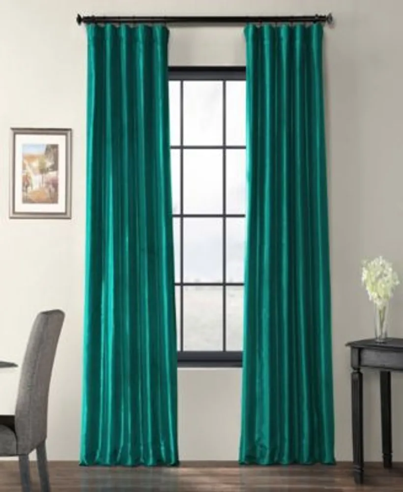 Exclusive Fabrics Furnishings Taffeta Curtain Panels