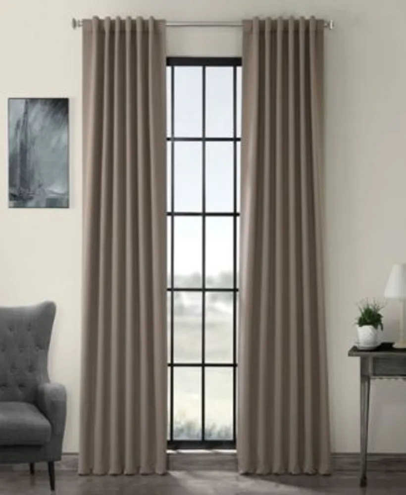 Exclusive Fabrics Furnishings Weighted Hem Curtain Panels