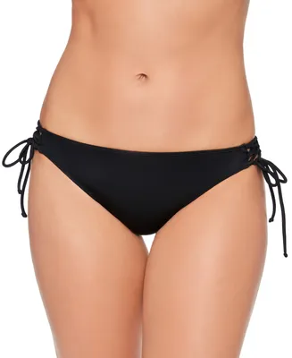 Salt + Cove Juniors' Lace-Up Hipster Bikini Bottoms, Created for Macy's