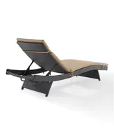 Crosley Biscayne Chaise Lounge With Cushion