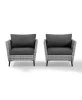 Crosley Richland Arm Chairs Set Of 2
