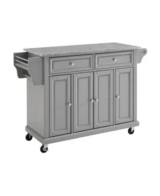 Crosley Solid Granite Top Kitchen Cart