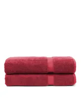 Bc Bare Cotton Luxury Hotel Spa Towel Turkish Bath Sheets, Set of 2