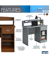 Techni Mobili Office Desk w/ Hutch