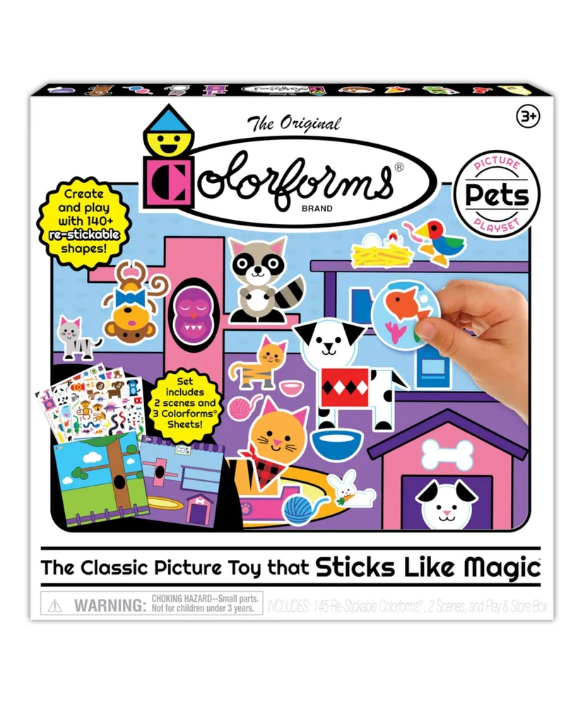 Colorforms Picture Play Set - Pets - The Classic Picture Toy That Sticks Like Magic